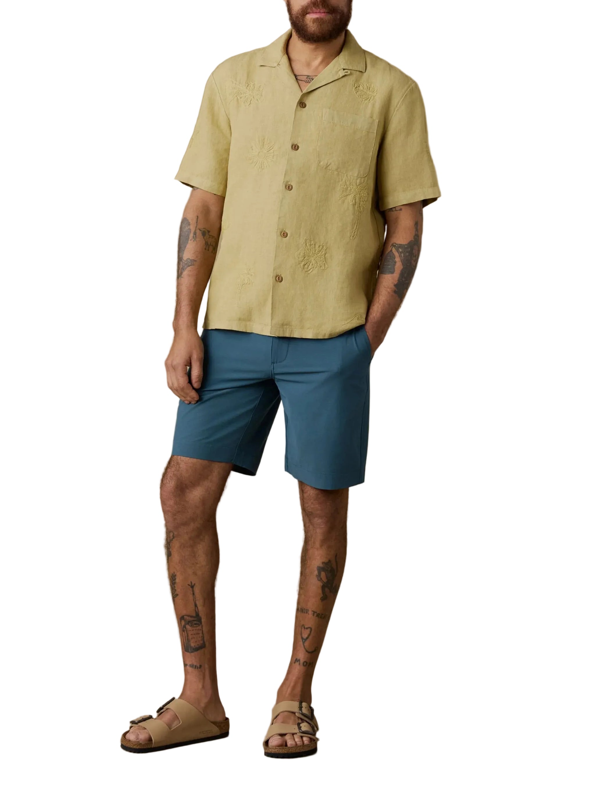 SS EMBROIDERED SHIRT
