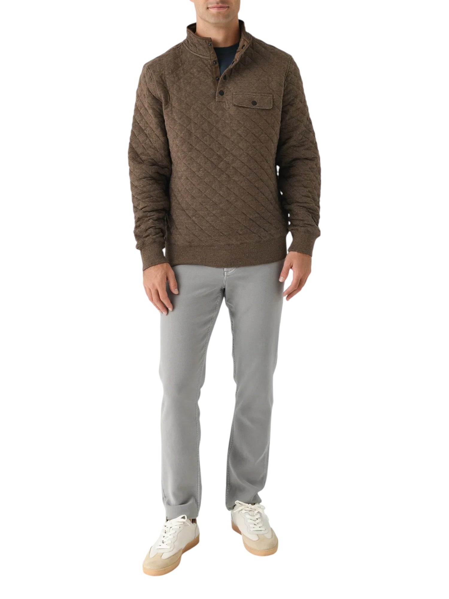 EPIC QUILTED FLEECE PULLOVER