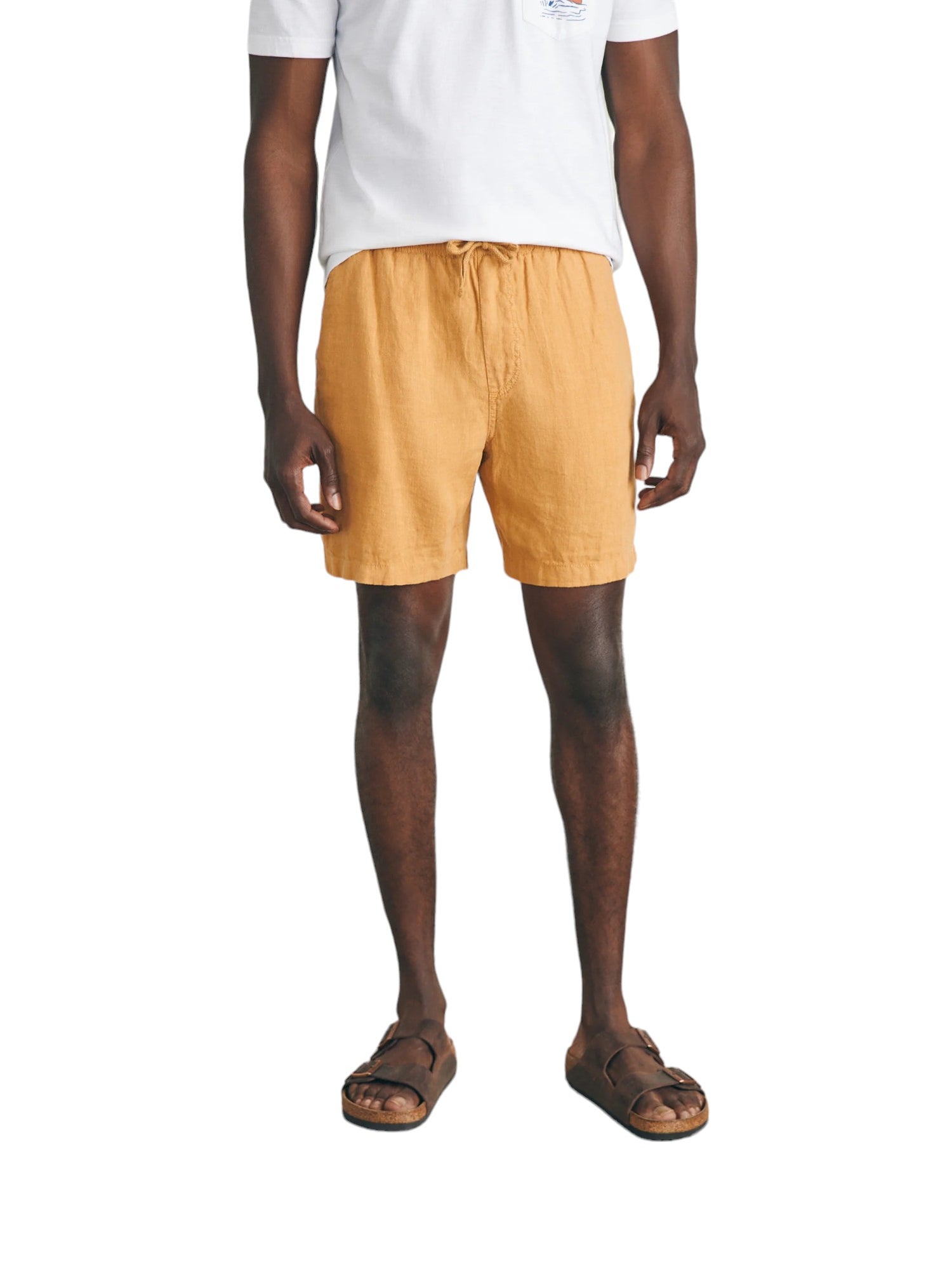 ESSENTIAL LINEN SHORTS 6.5&