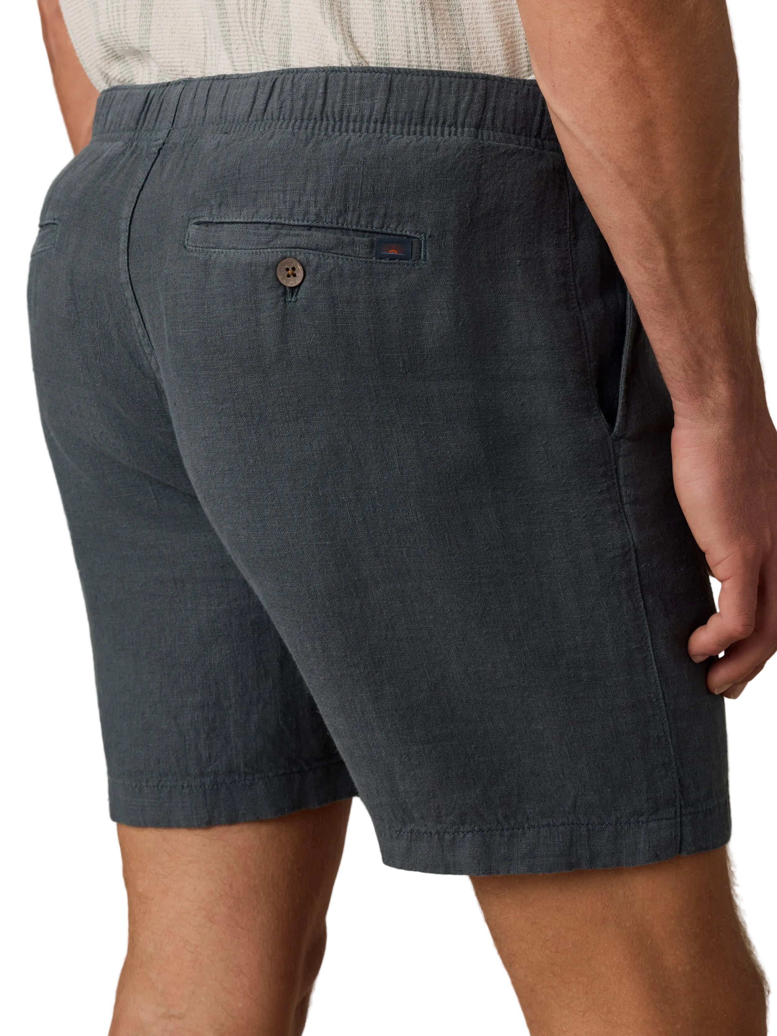 ESSENTIAL LINEN SHORTS 6.5"