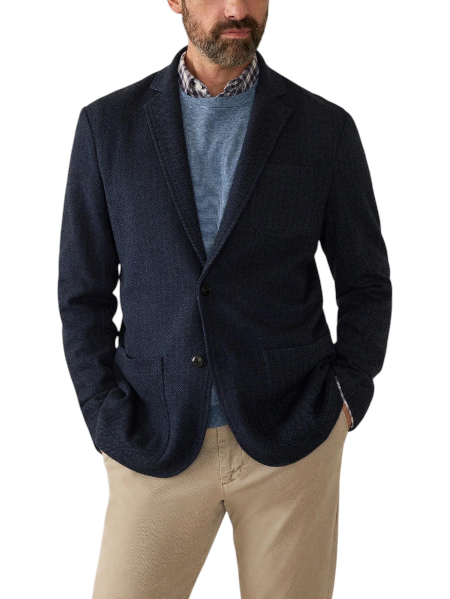 INLET KNIT TWEED BLAZER