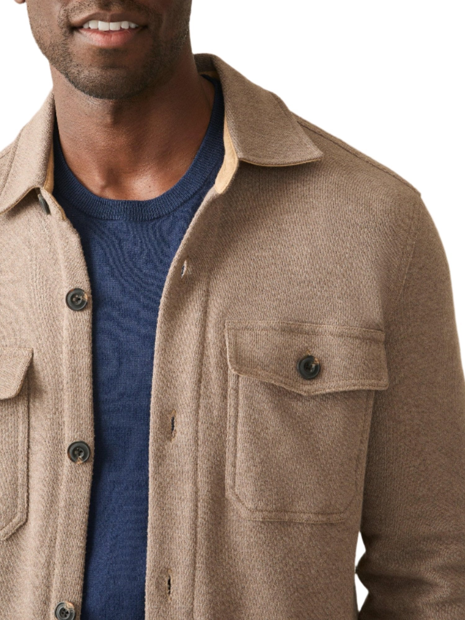 INLET KNIT SHIRT JACKET