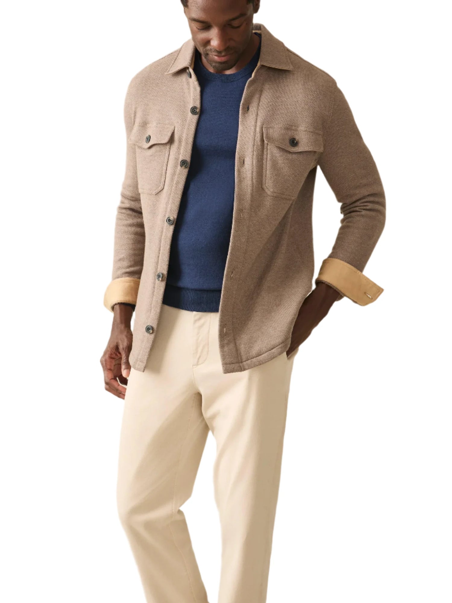 INLET KNIT SHIRT JACKET