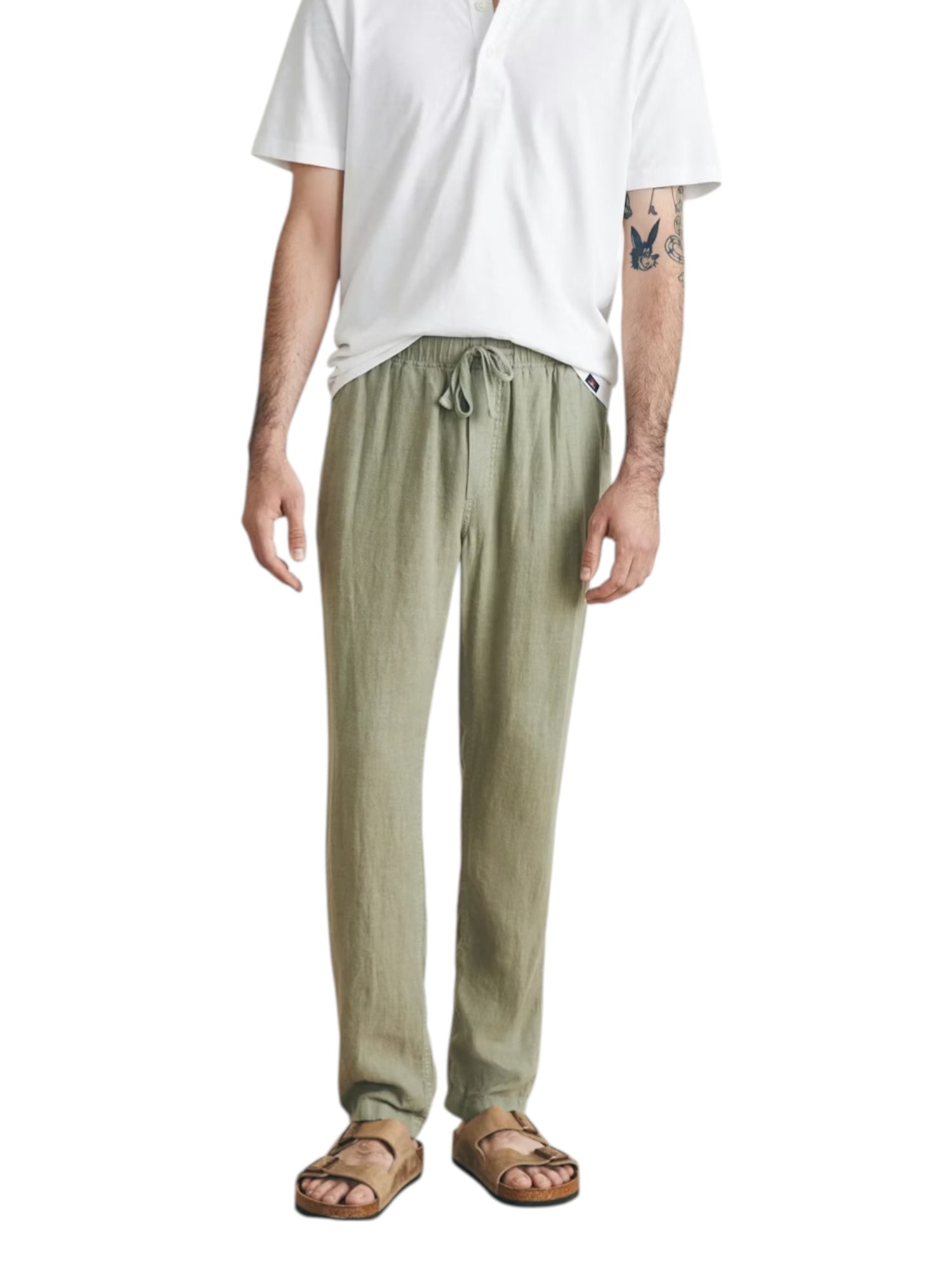 LINEN DRAWSTRING PANT