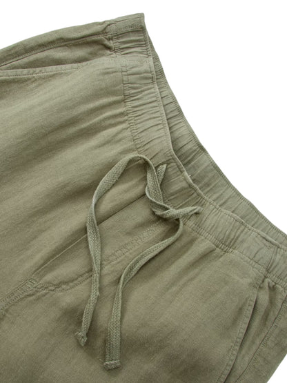 LINEN DRAWSTRING PANT