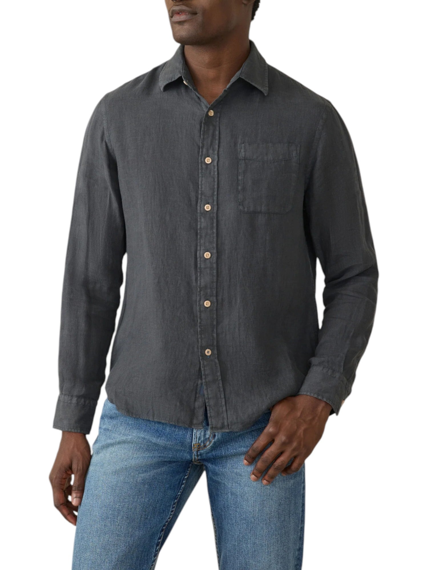 LONG SLEEVE LAGUNA LINEN SHIRT