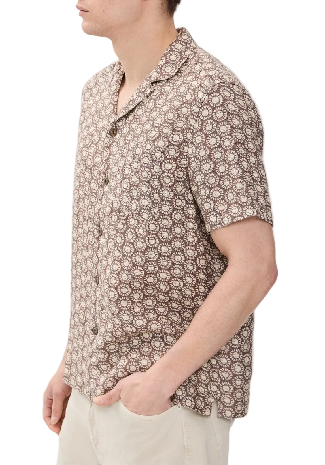 SS PALMA LINEN CAMP SHIRT