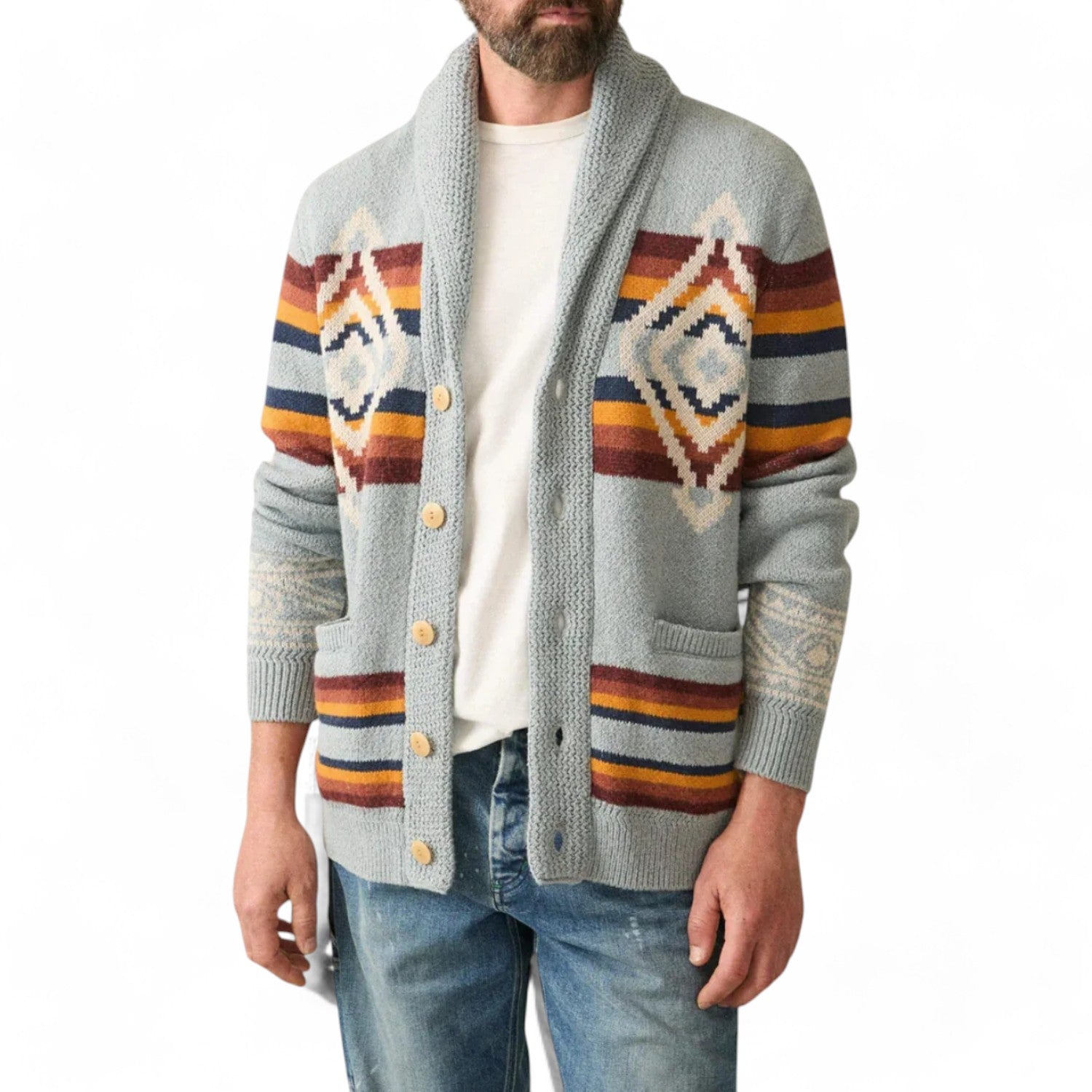 STEVEN PAUL JUDD CARDIGAN SWEATER