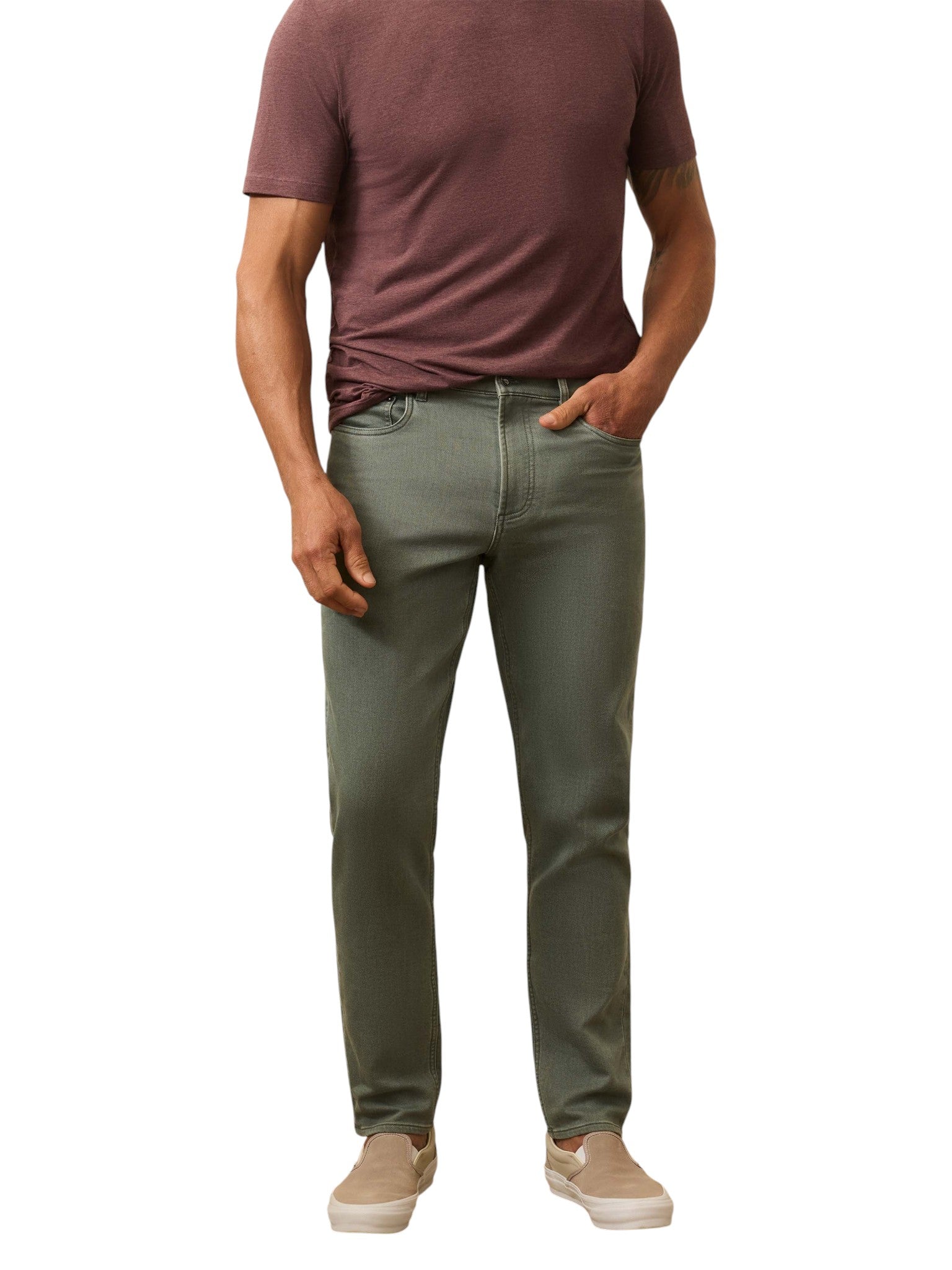 STRETCH TERRY 5 POCKET PANT