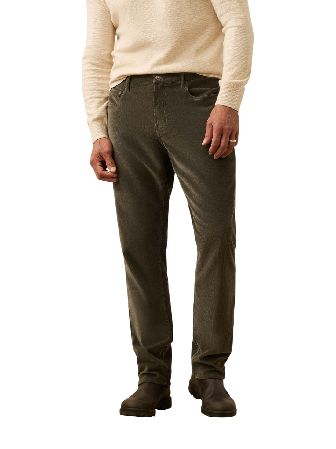 STRETCH TERRY CORDUROY 5 POCKET