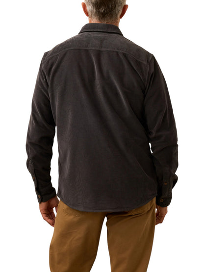 STRETCH TERRY CORDUROY WORKSHIRT