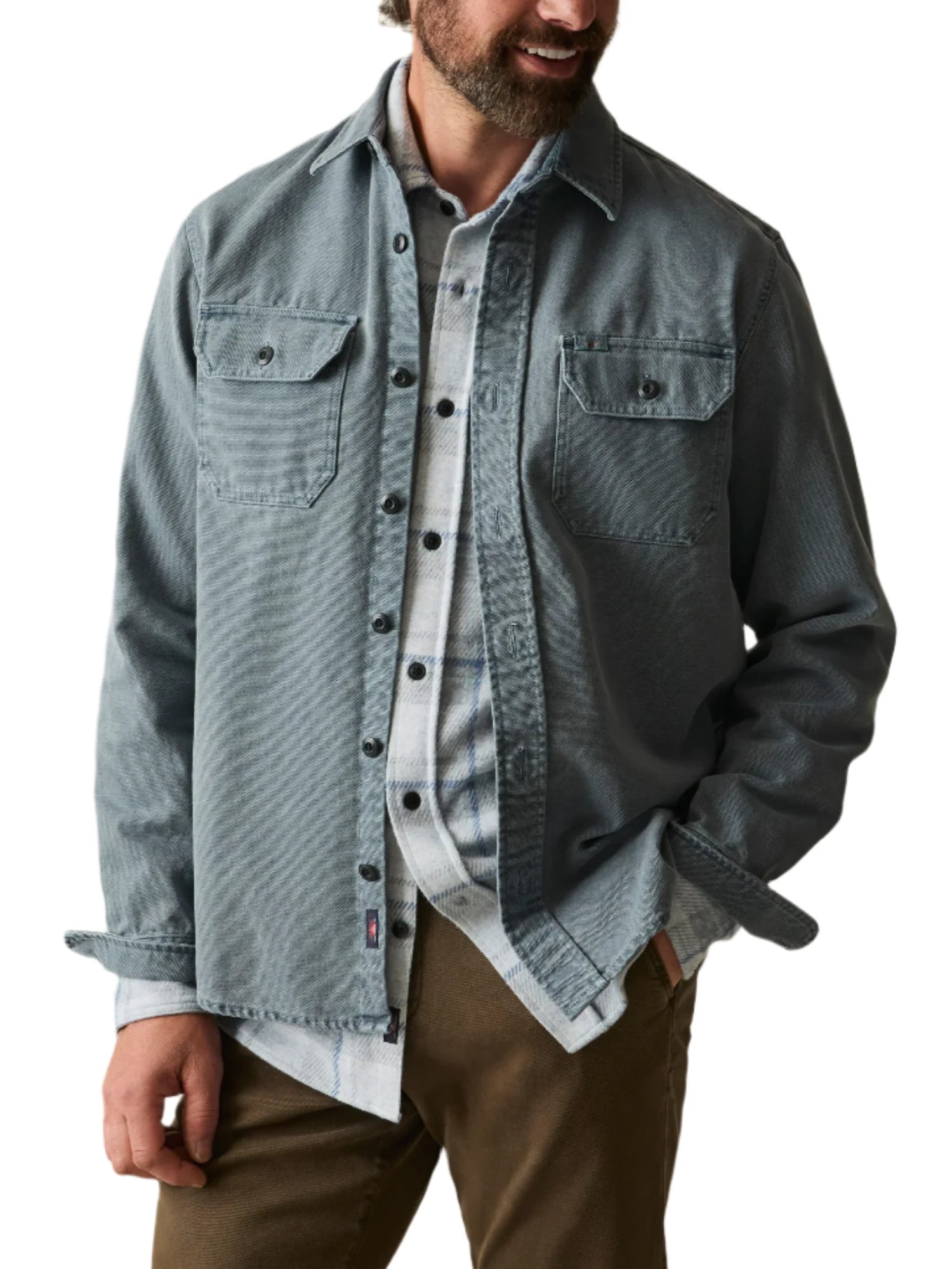 SUNWASHED SHIRT JACKET