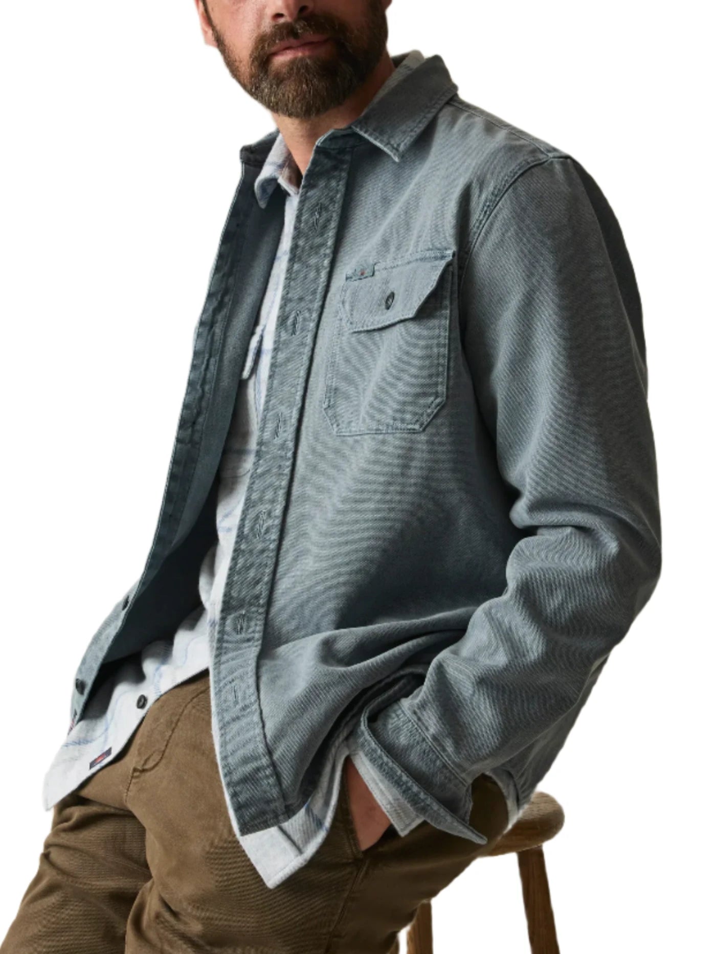 SUNWASHED SHIRT JACKET