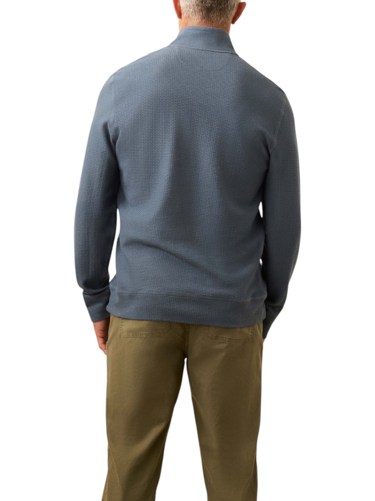 TEXTURED KNIT QUARTER ZIP