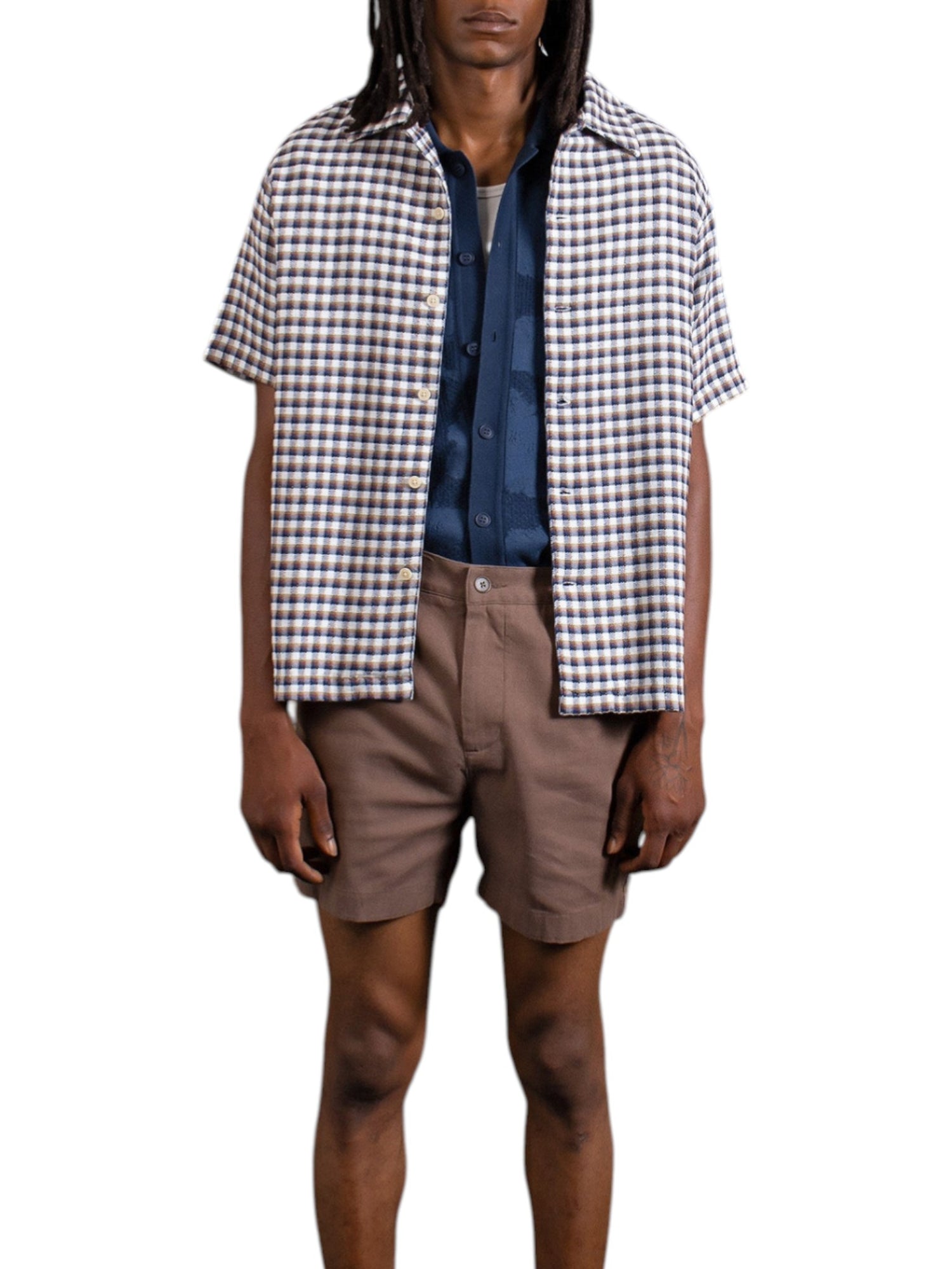 BUSEY SHIRT DOBBY CHECK