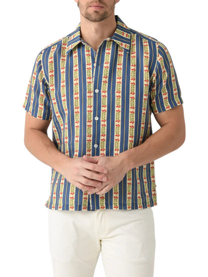 BUSEY FLORAL STRIPE SHIRT