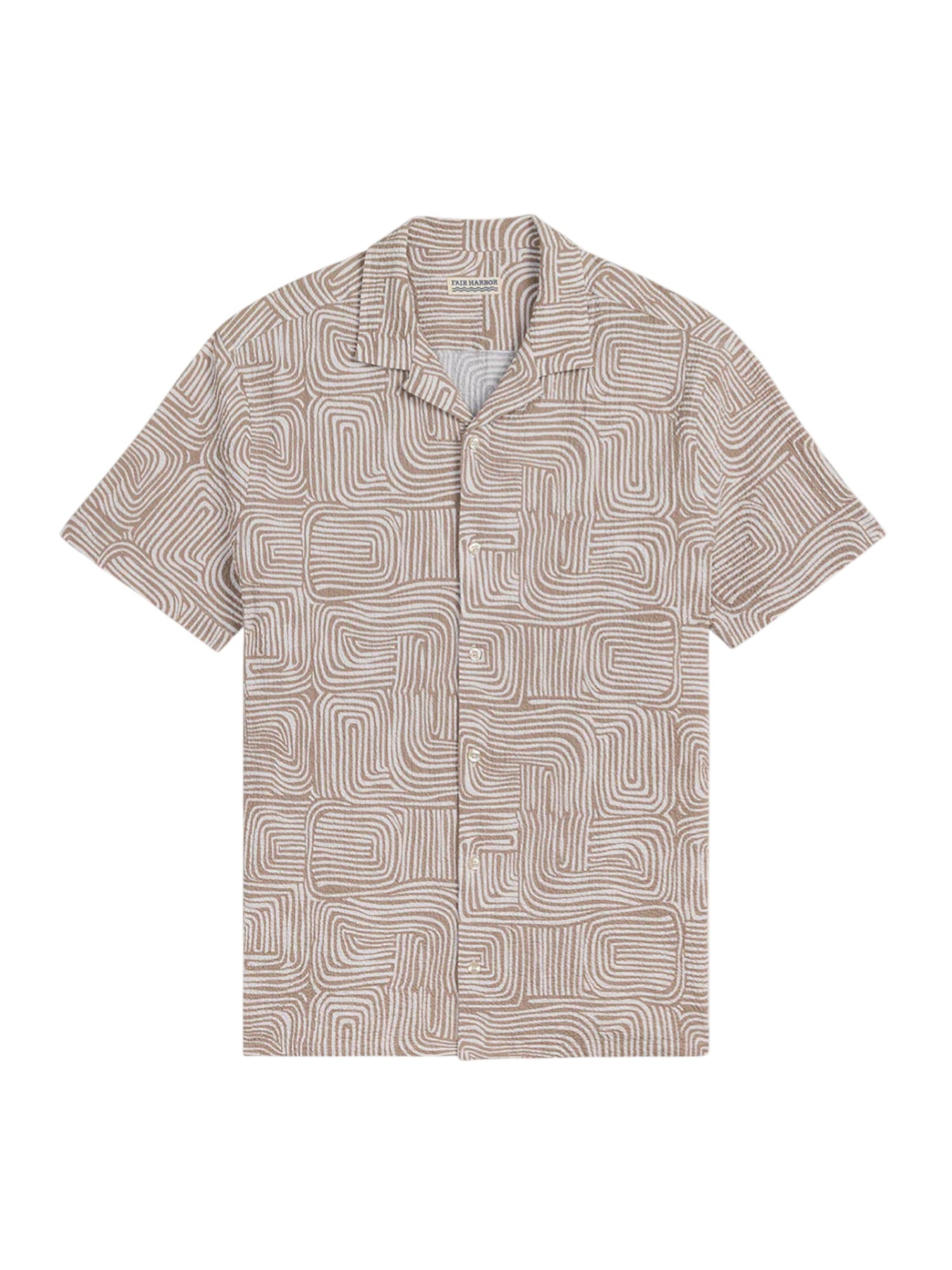 CASTAWAY TEXTURED CAMP SHIRT