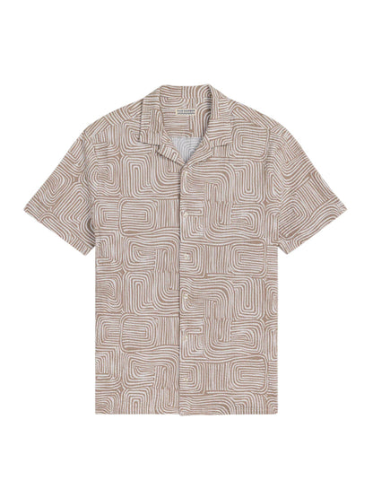 CASTAWAY TEXTURED CAMP SHIRT
