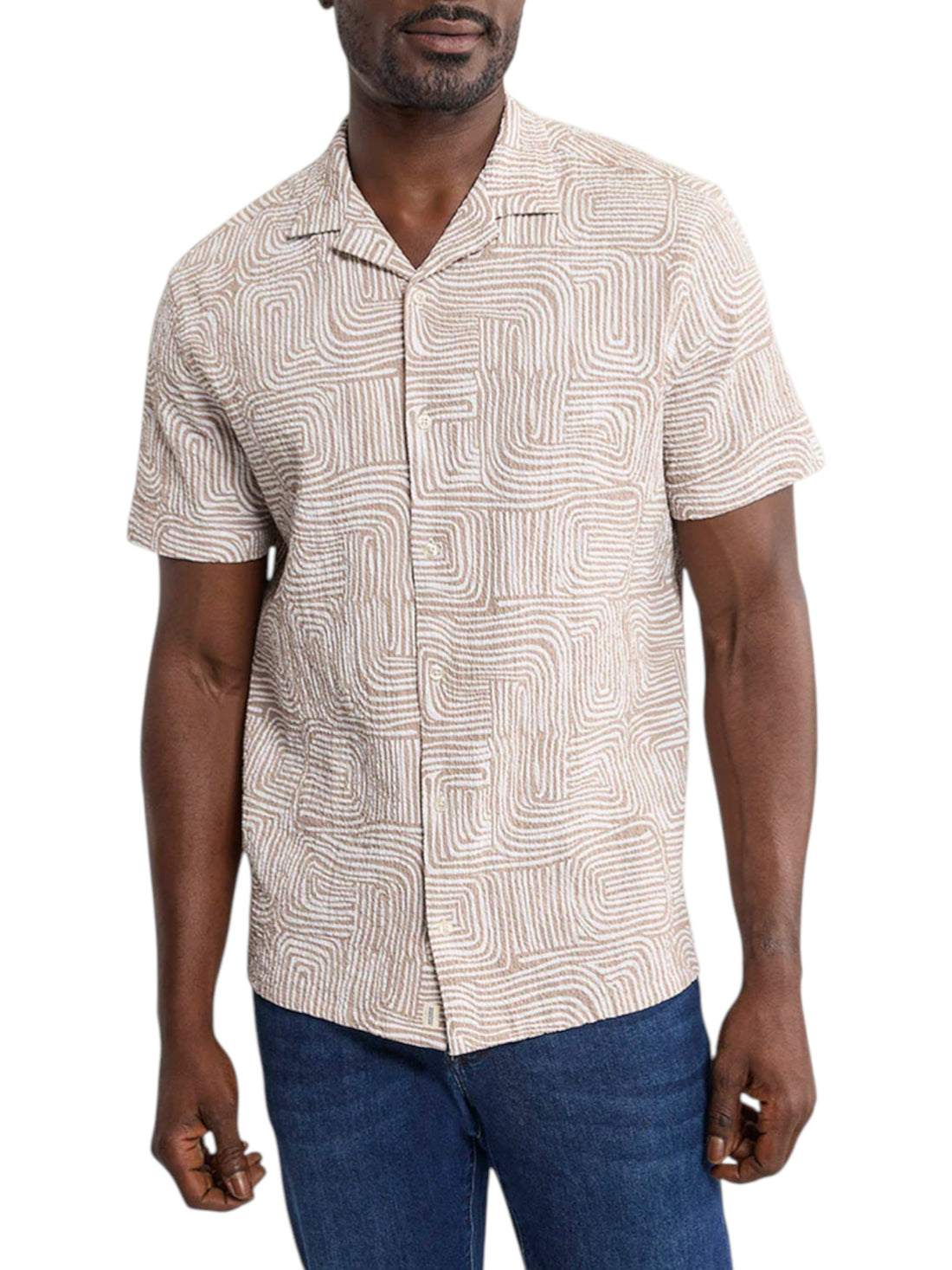 CASTAWAY TEXTURED CAMP SHIRT