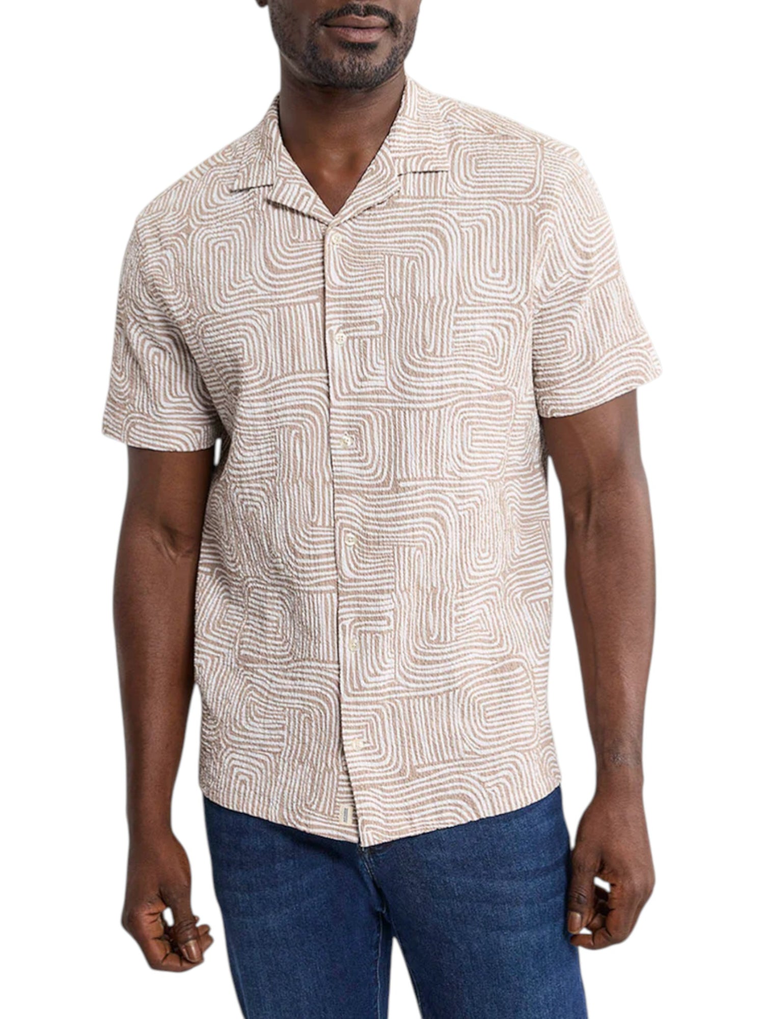 CASTAWAY TEXTURED CAMP SHIRT