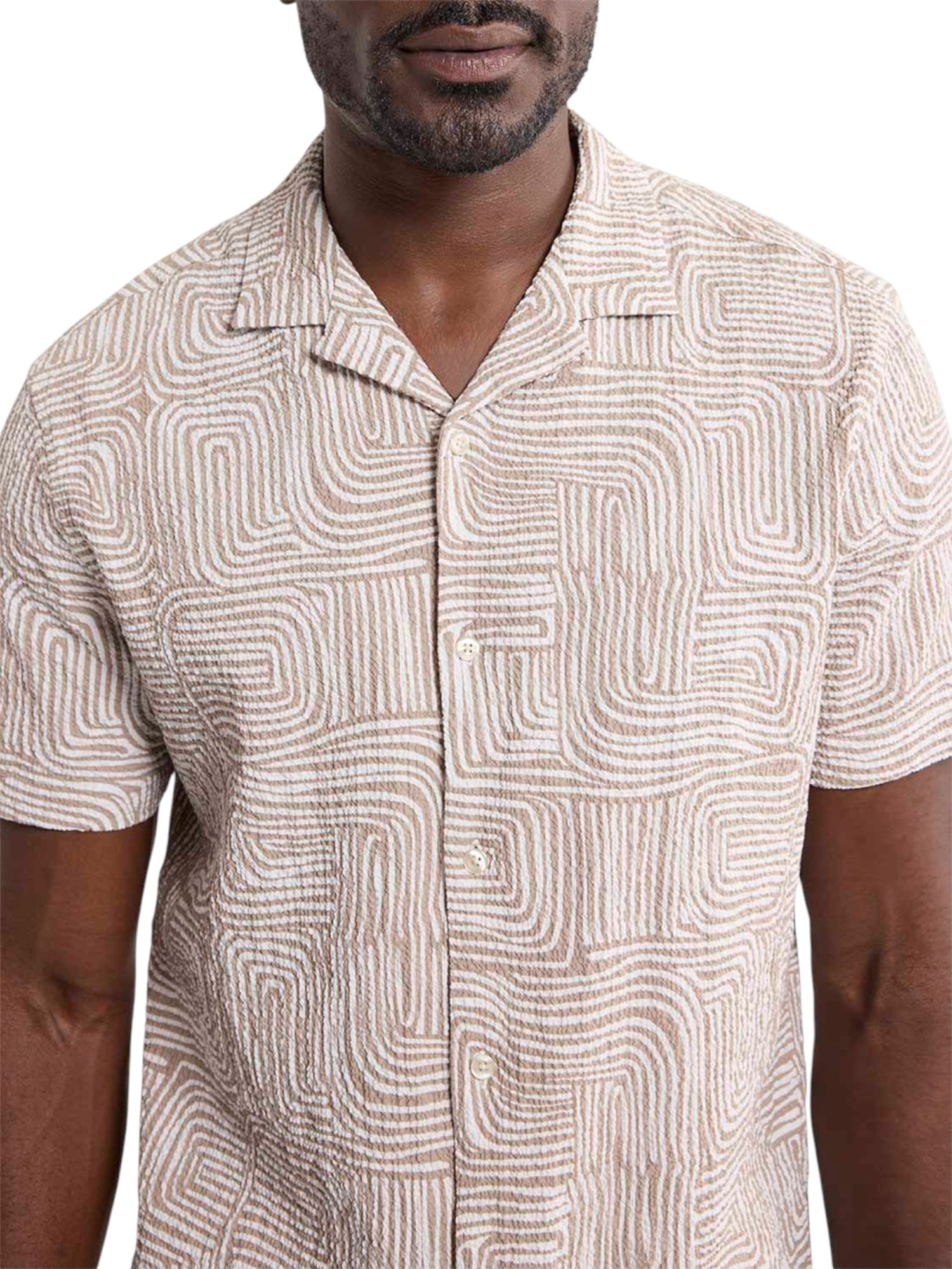 CASTAWAY TEXTURED CAMP SHIRT