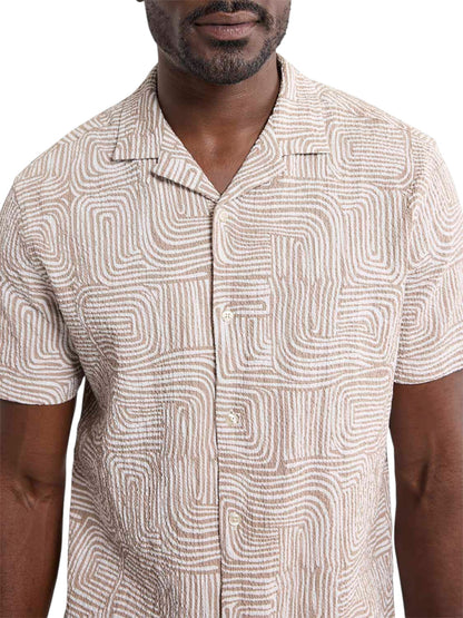 CASTAWAY TEXTURED CAMP SHIRT
