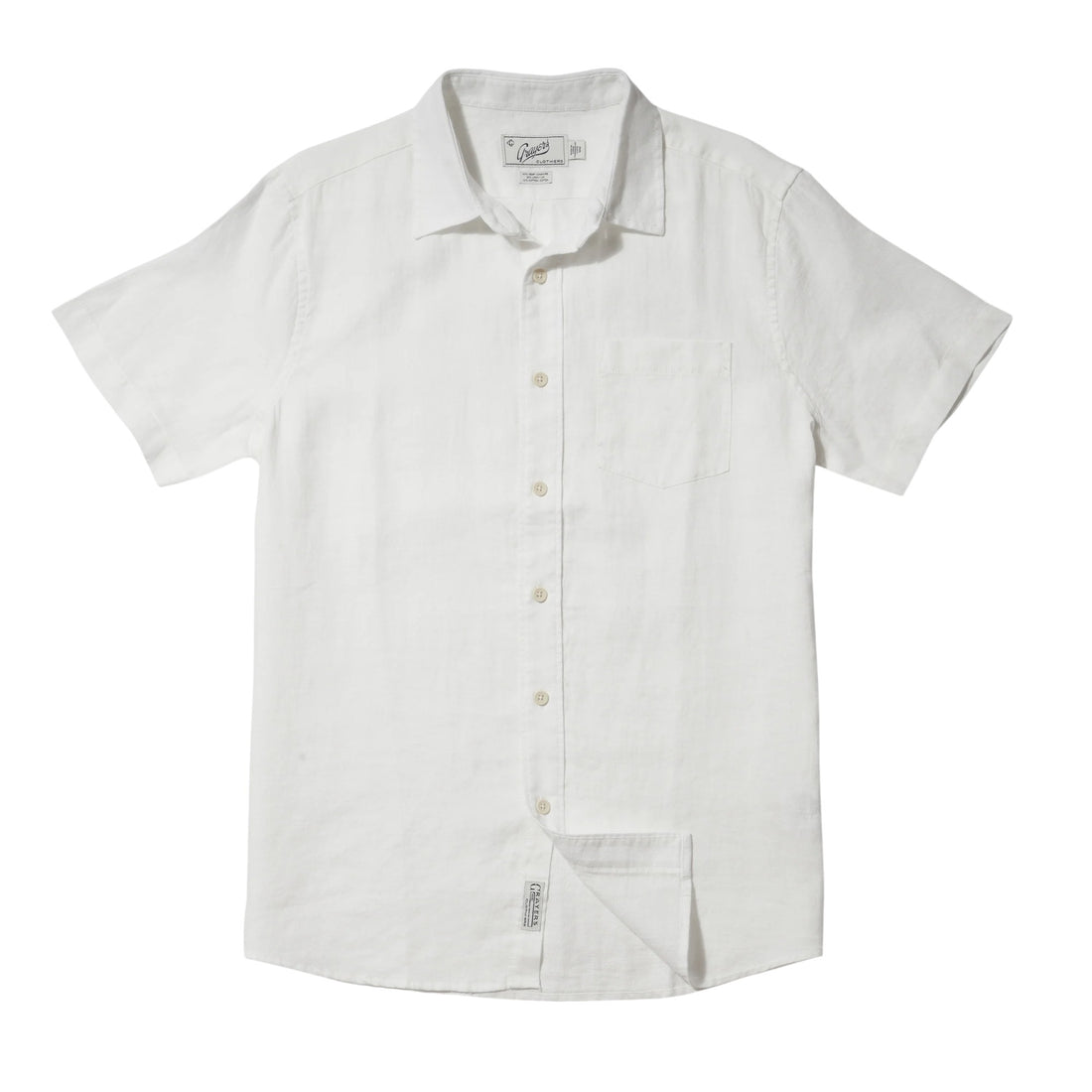 AMALFI TEXTURED HEMP LINEN SS SHIRT