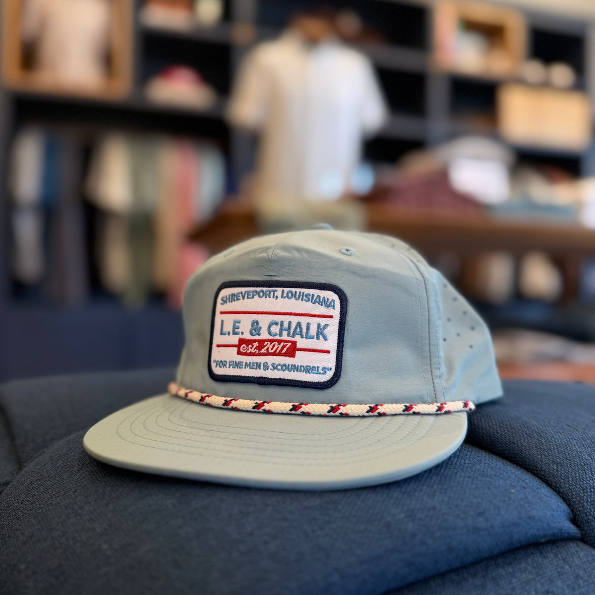 BANNER PATCH SHOP HAT - L.E. &amp; Chalk