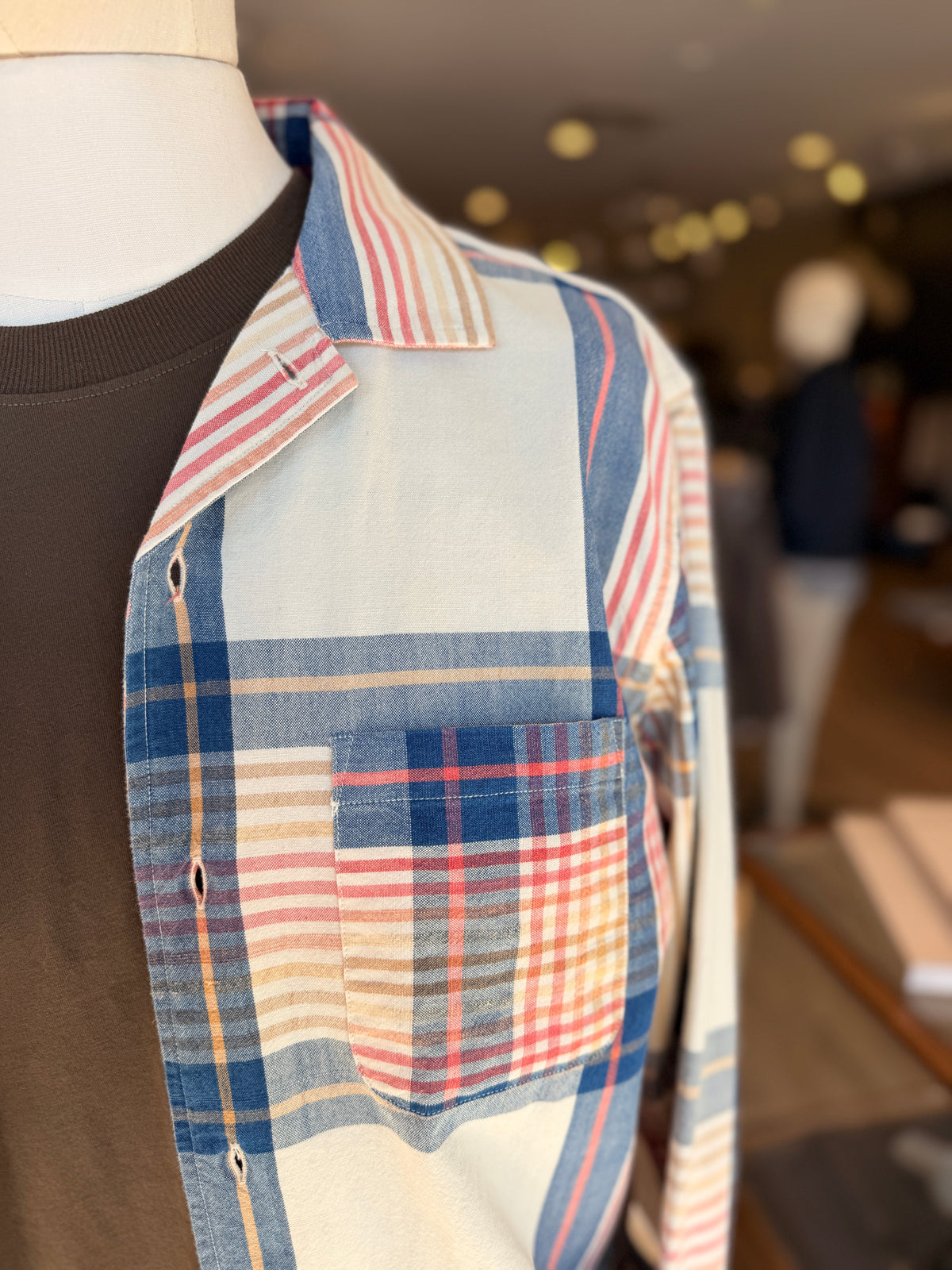 CAMP COLLAR LS SHIRT