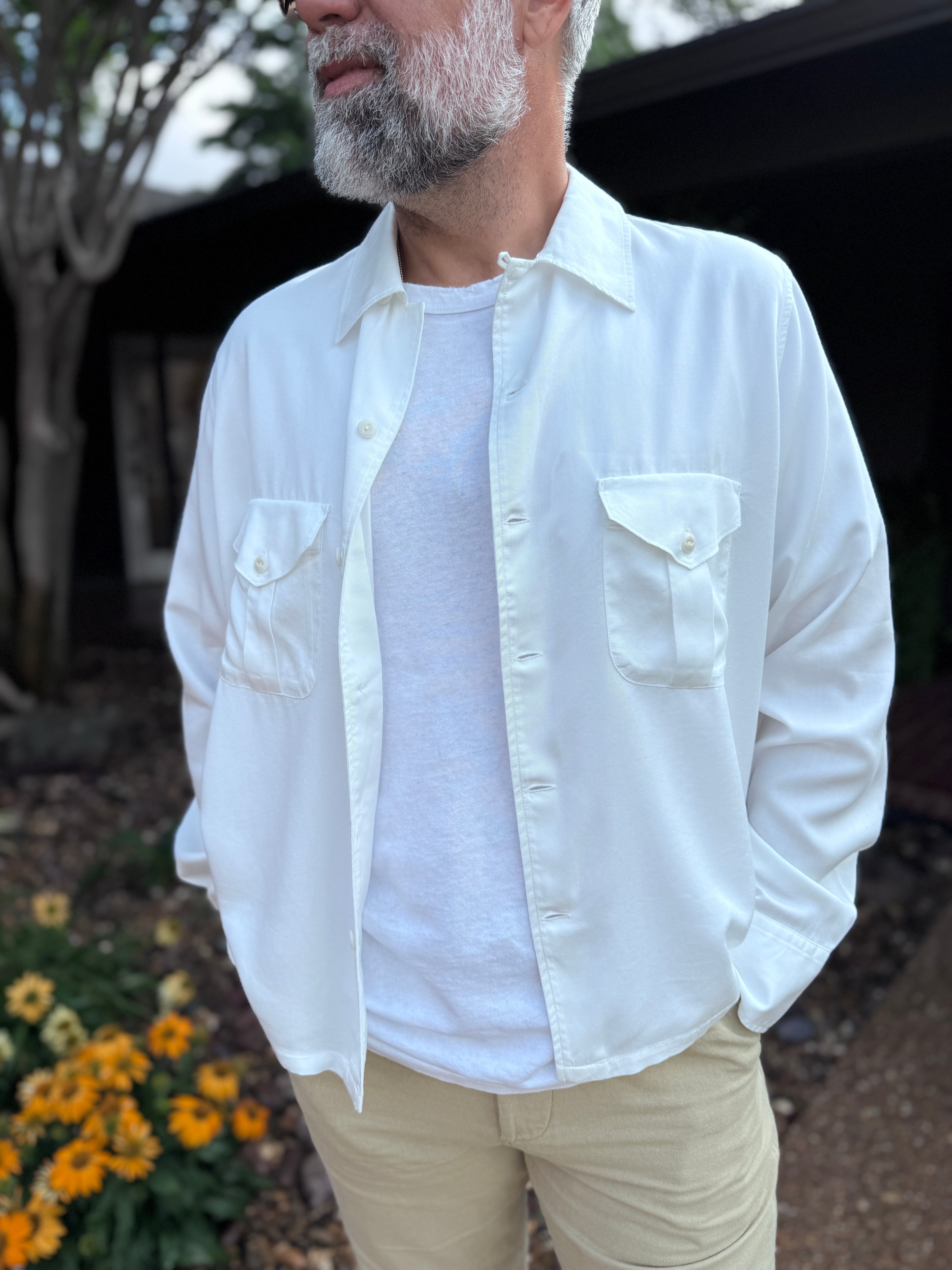 TENCEL GABARDINE PATIO SHIRT