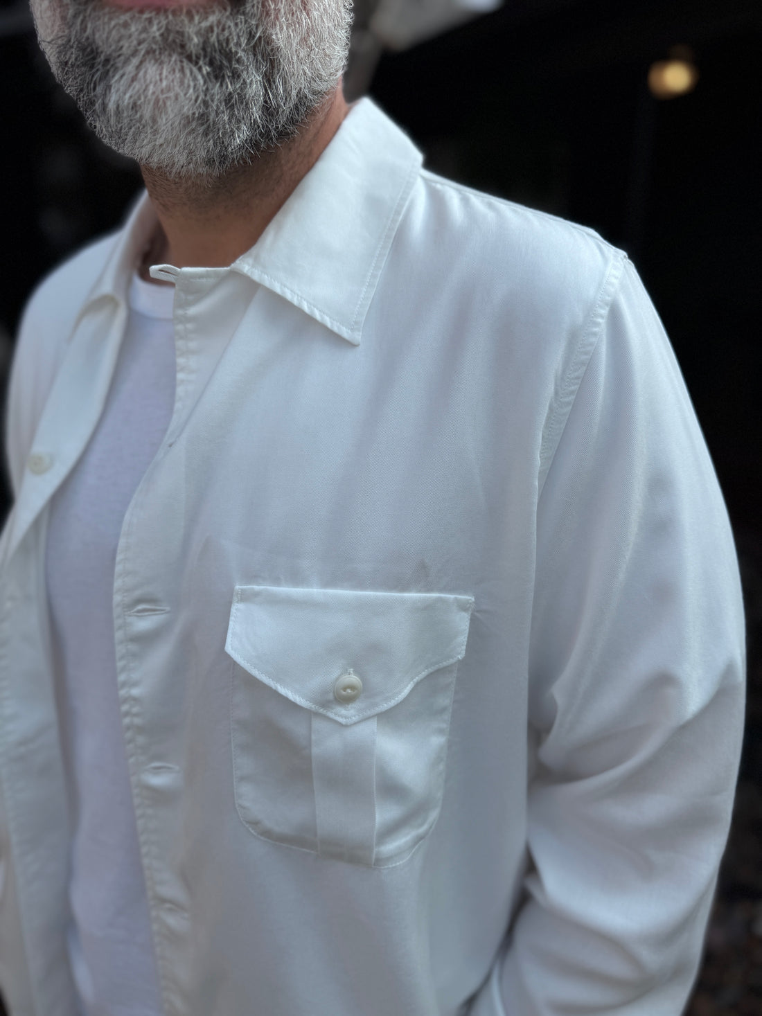TENCEL GABARDINE PATIO SHIRT