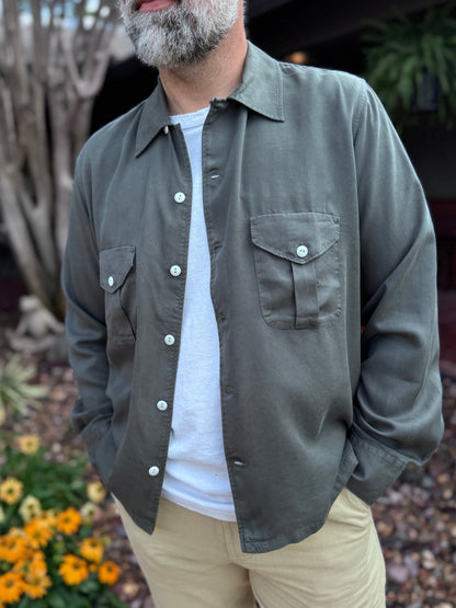 TENCEL GABARDINE PATIO SHIRT
