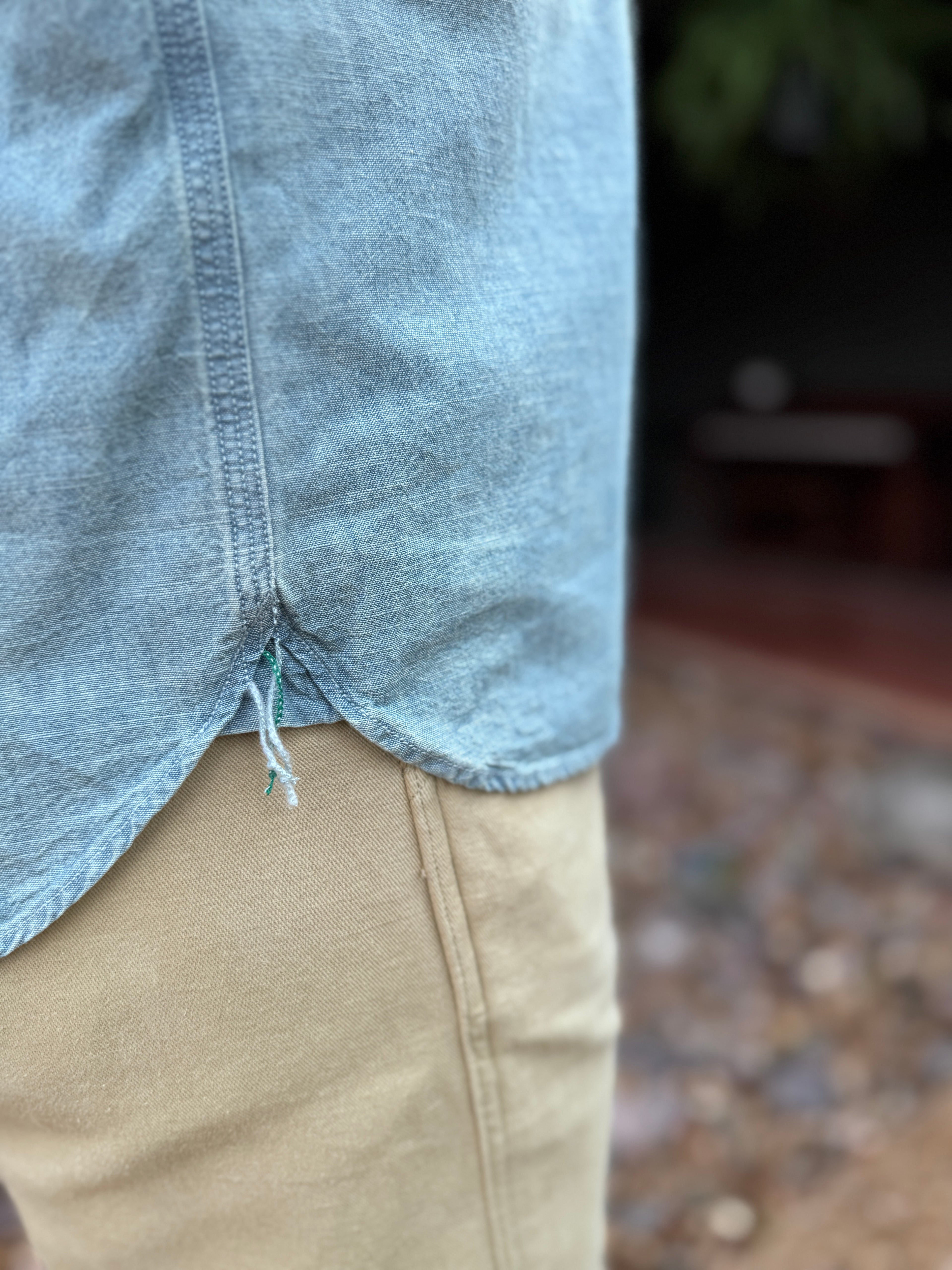 INDIGO CHAMBRAY WORKSHIRT