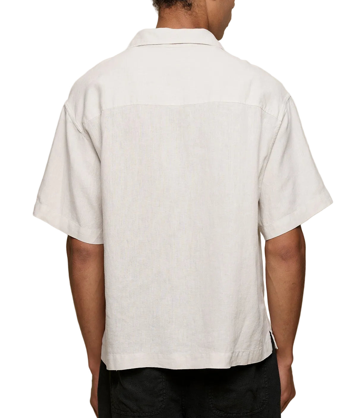 LINEN BOWLING SS SHIRT