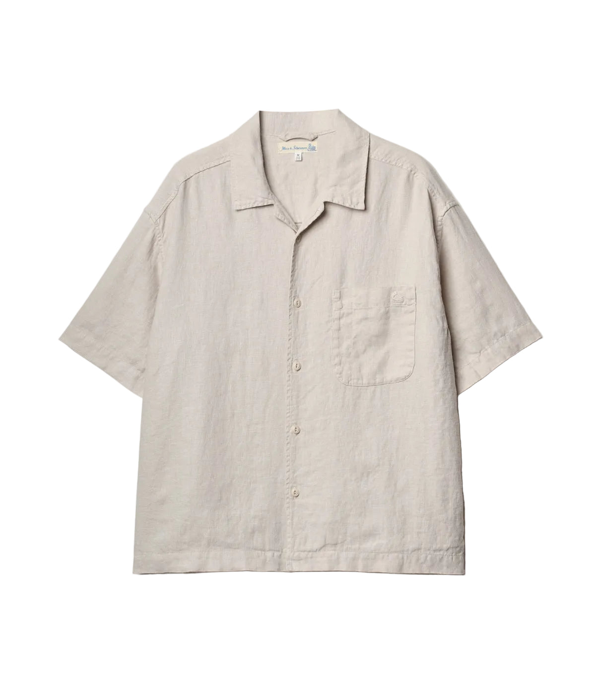 LINEN BOWLING SS SHIRT