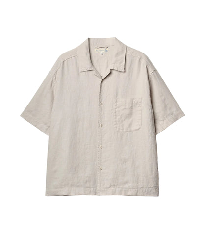 LINEN BOWLING SS SHIRT