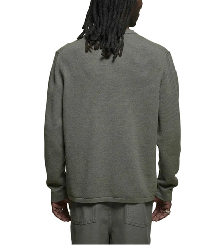 LIGHTWEIGHT WAFFLE KNIT SWEATER - L.E. &amp; Chalk