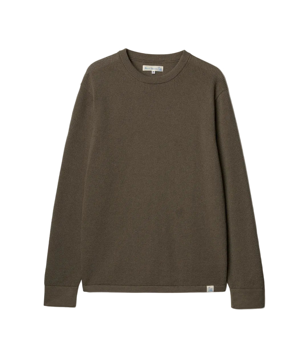 LIGHTWEIGHT WAFFLE KNIT SWEATER - L.E. &amp; Chalk
