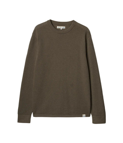 LIGHTWEIGHT WAFFLE KNIT SWEATER - L.E. &amp; Chalk