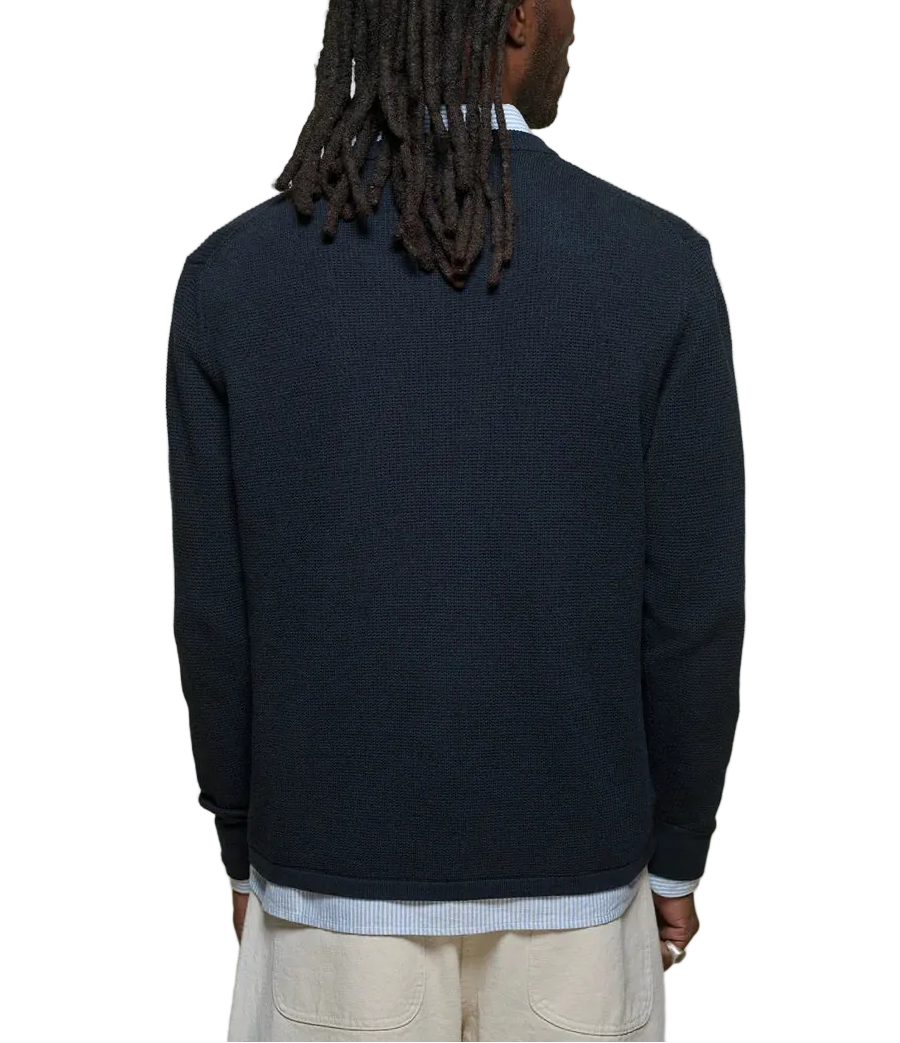 LIGHTWEIGHT WAFFLE KNIT SWEATER - L.E. &amp; Chalk