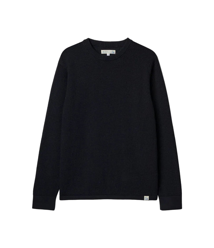 LIGHTWEIGHT WAFFLE KNIT SWEATER - L.E. &amp; Chalk