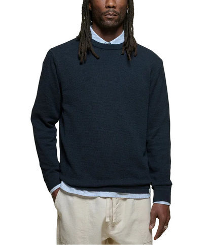 LIGHTWEIGHT WAFFLE KNIT SWEATER - L.E. &amp; Chalk