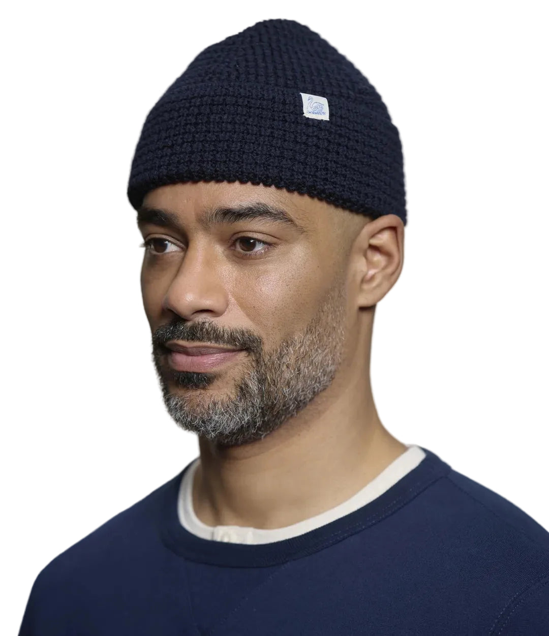 WAFFLE STRUCTURE MERINO WOOL BEANIE - L.E. &amp; Chalk
