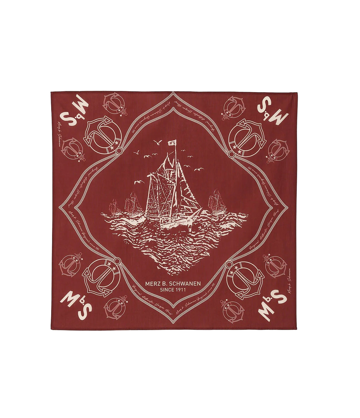MBS LOGO LIGHTWEIGHT COTTON POPLIN BANDANA
