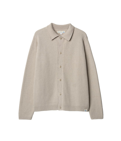 RIBBED COTTON LONG SLEEVE SHIRT