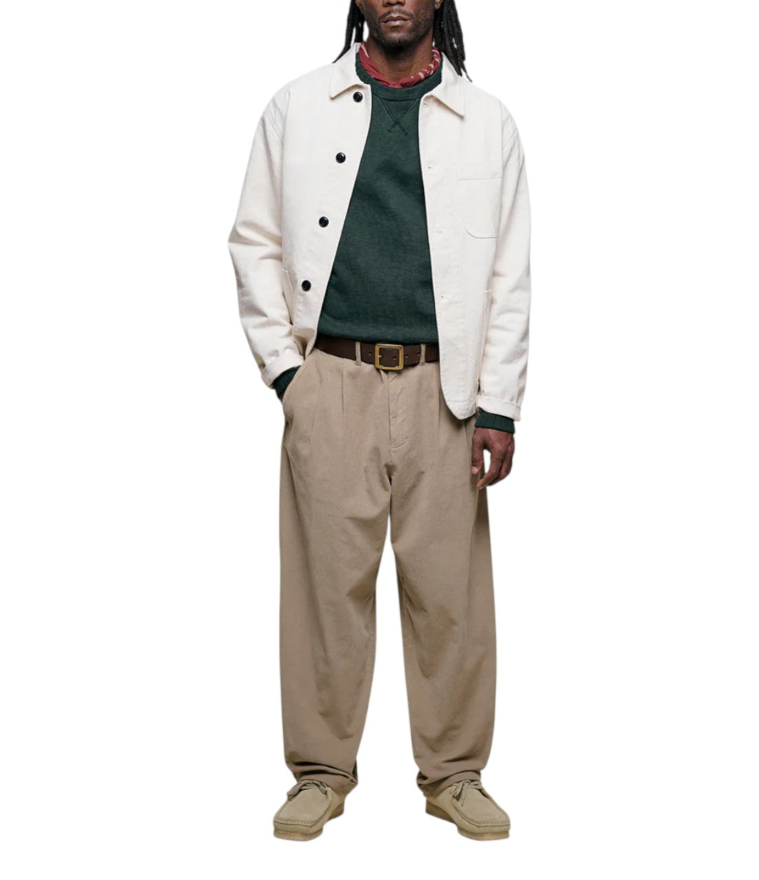 RUGGED FLEECE COTTON SWEATSHIRT