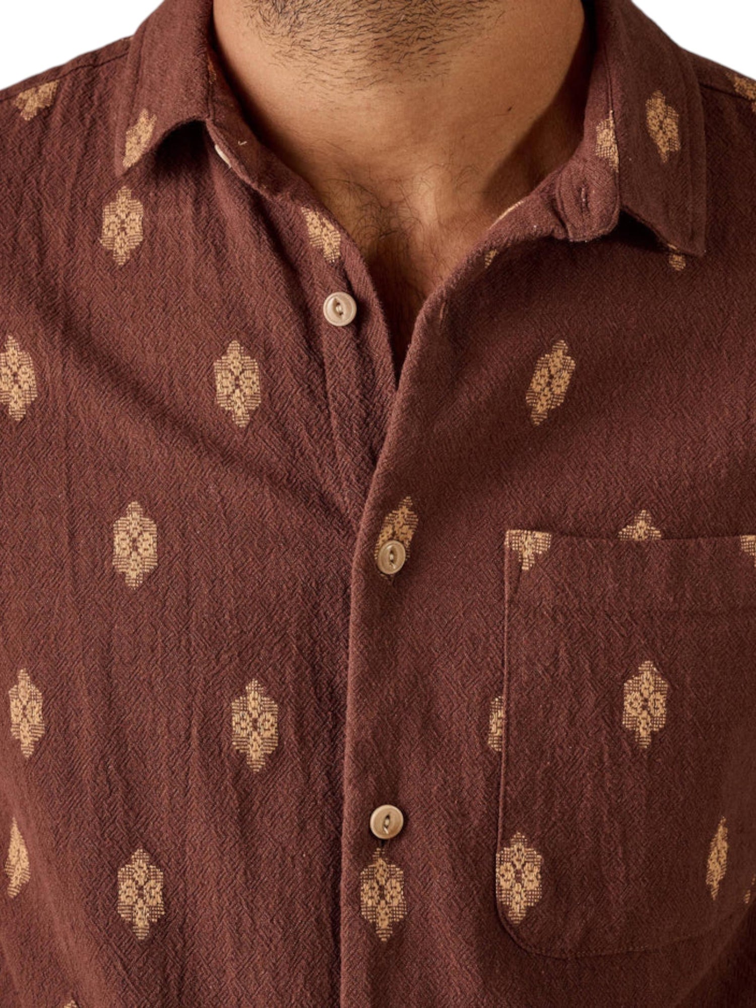 BUTTON UP S/S