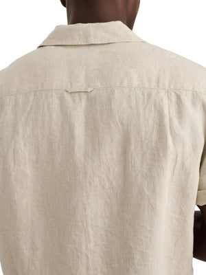 CAMP SHIRT IN FLAX LINEN