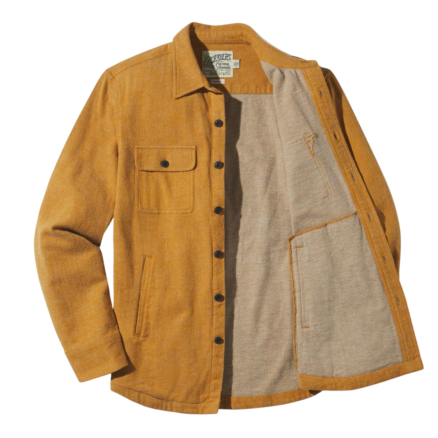 FLANNEL TWILL SHIRT JACKET