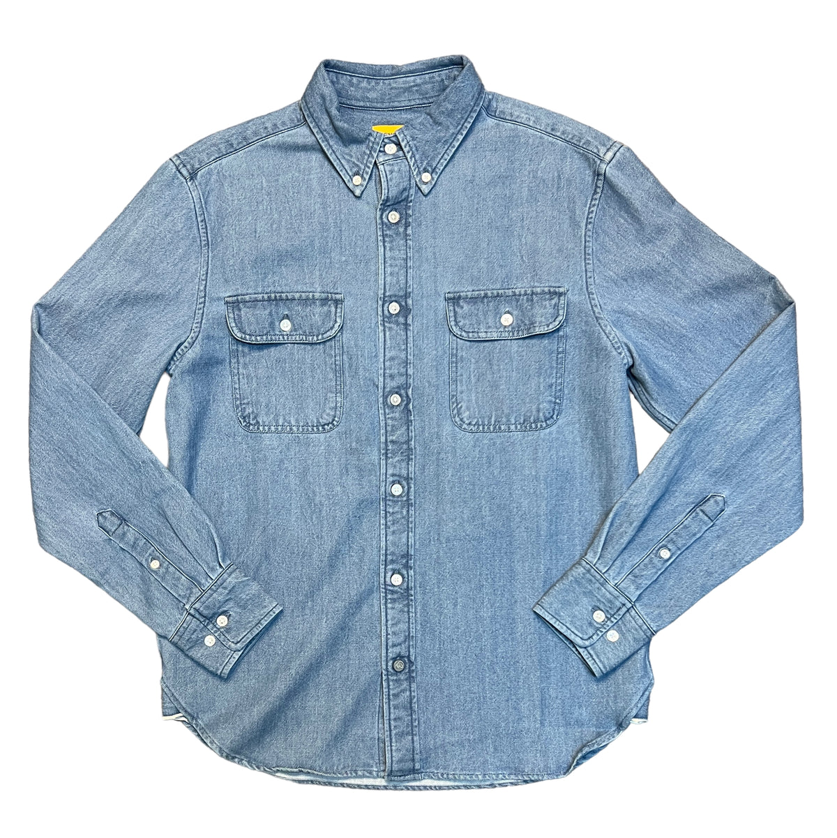 TWIN FLAP POCKET BUTTON DOWN SHIRT - L.E. &amp; Chalk